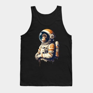 Monkey Astronaut Tank Top